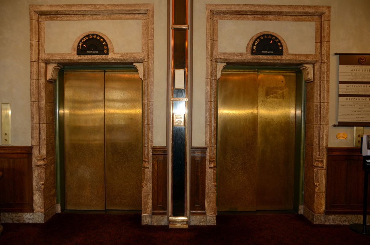 30 Banff Springs Hotel Historic Elevator Doors